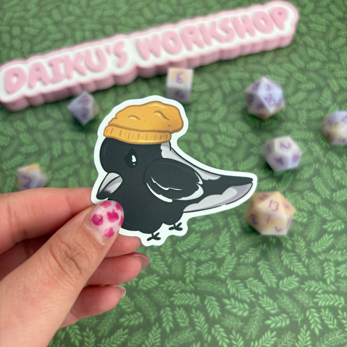 Magpie Matte Vinyl Sticker