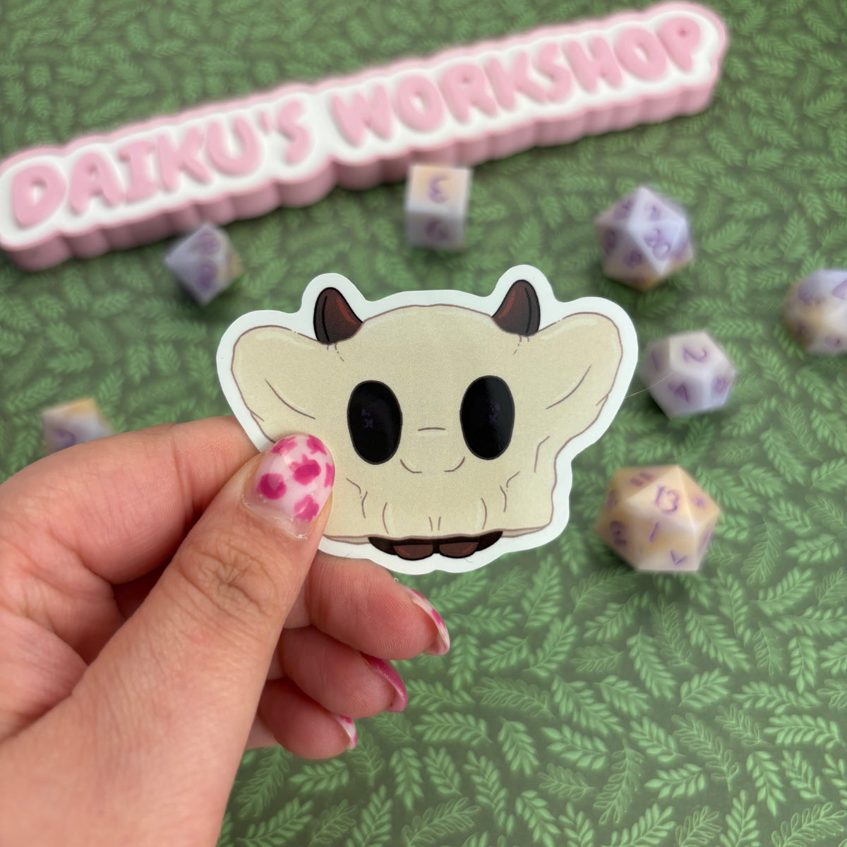 Ghost Cow Sticker