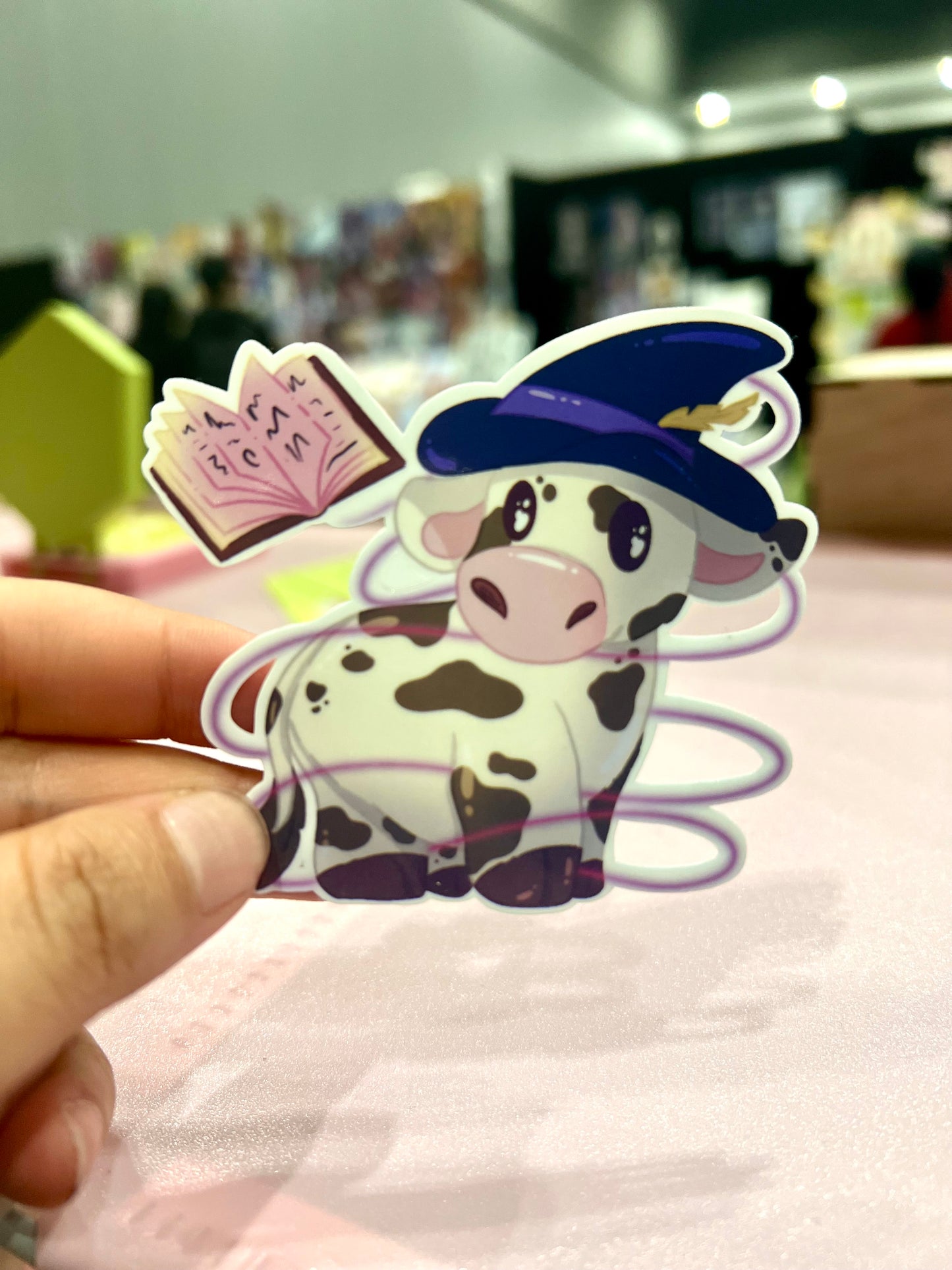 Wizard DnD Cow Sticker