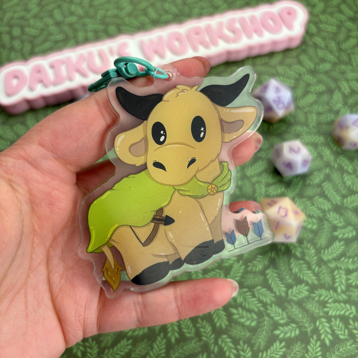 Ranger DnD Cow Keychain