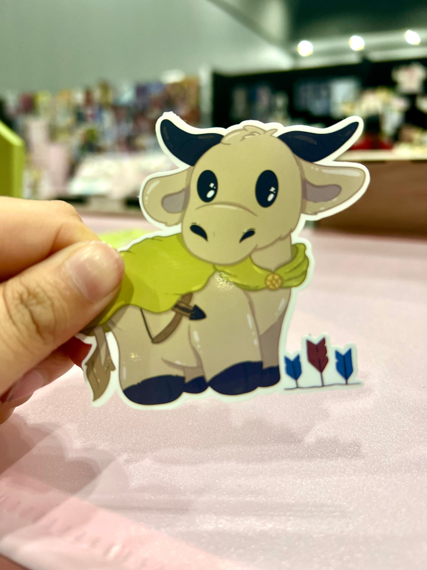 Ranger DnD Cow Sticker