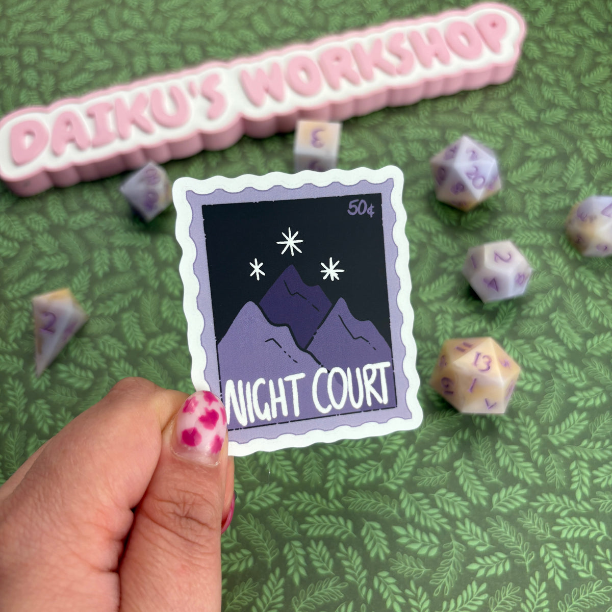 Night Court Stamp Sticker