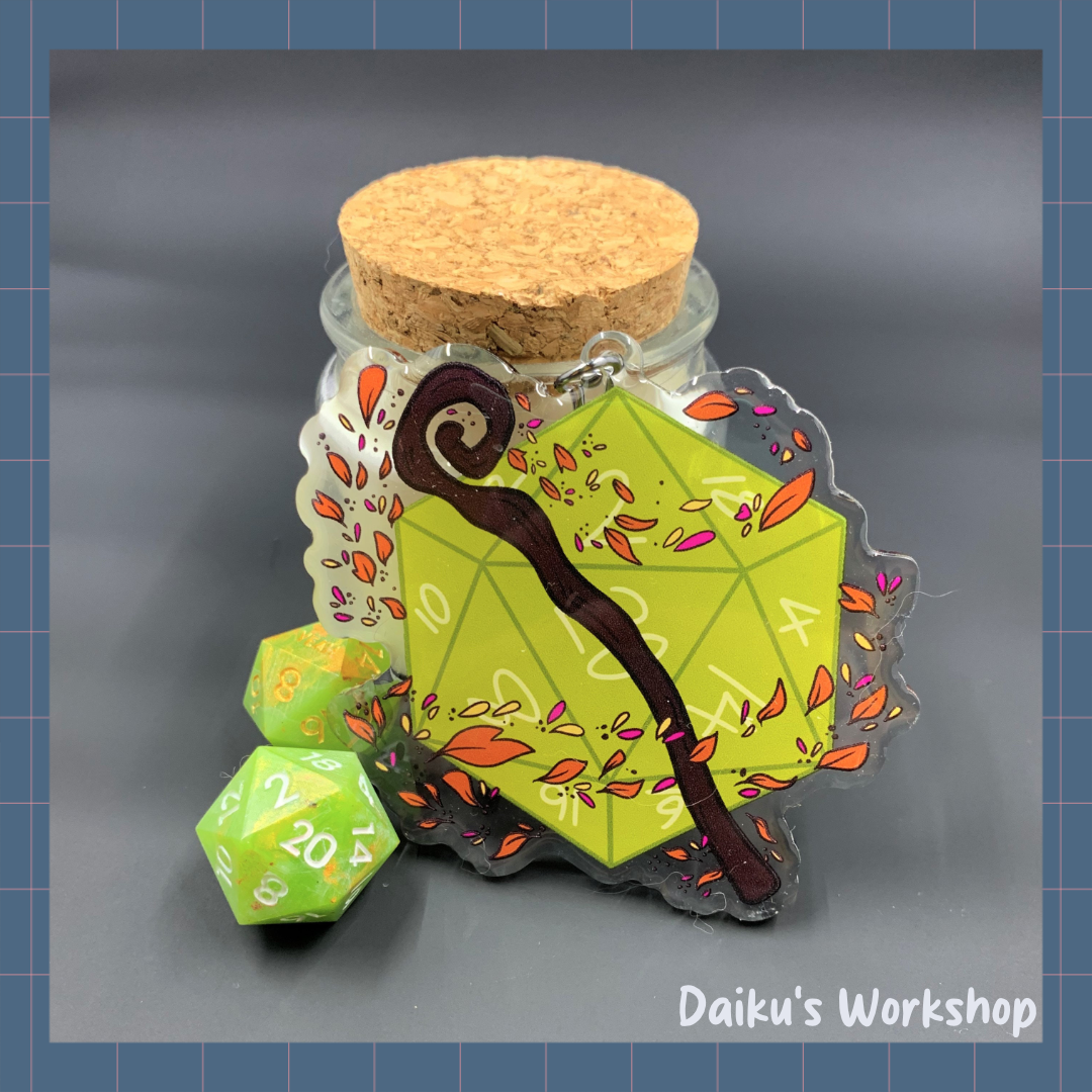 Druid Class Keychain