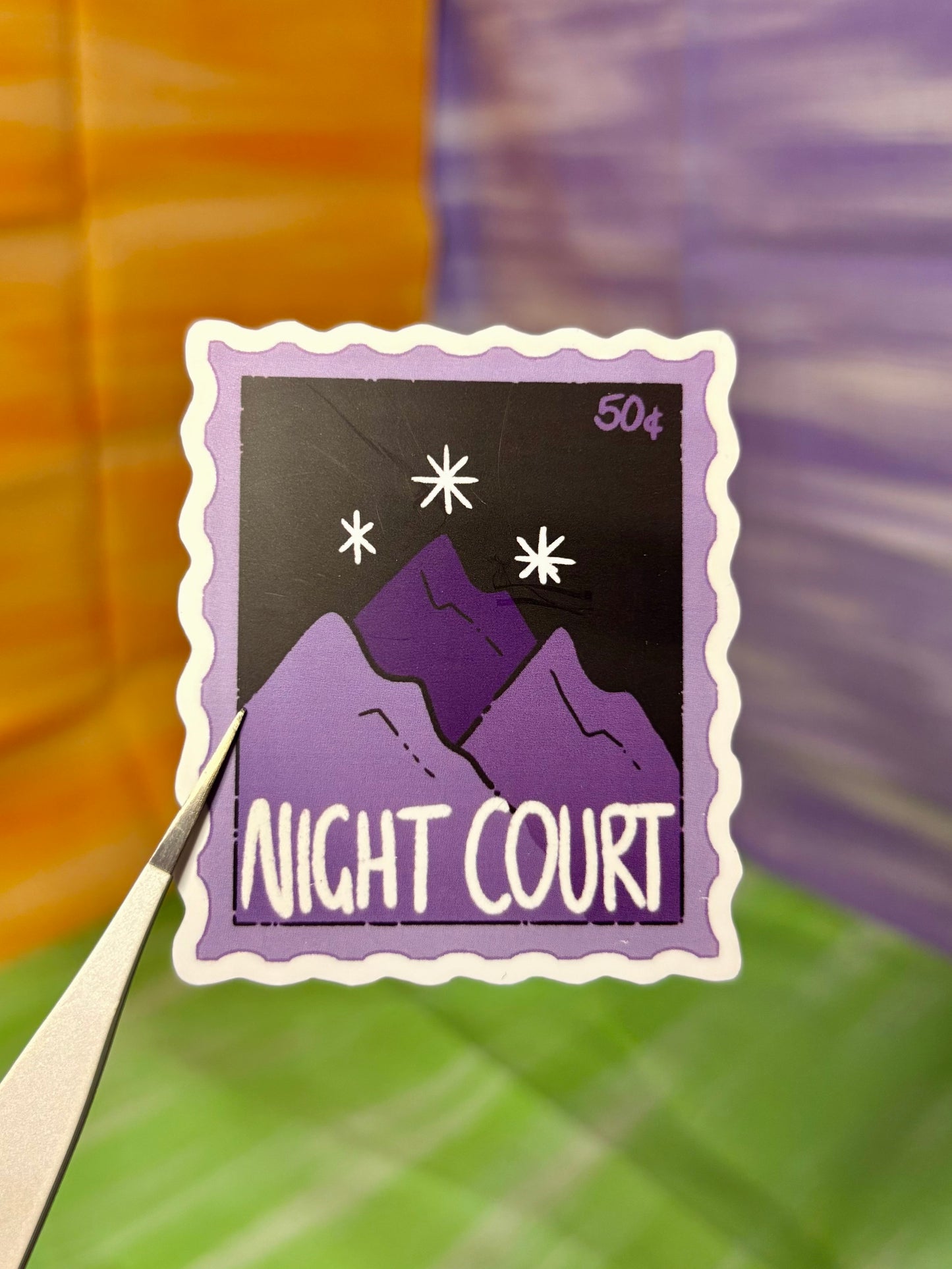 Night Court Stamp Sticker