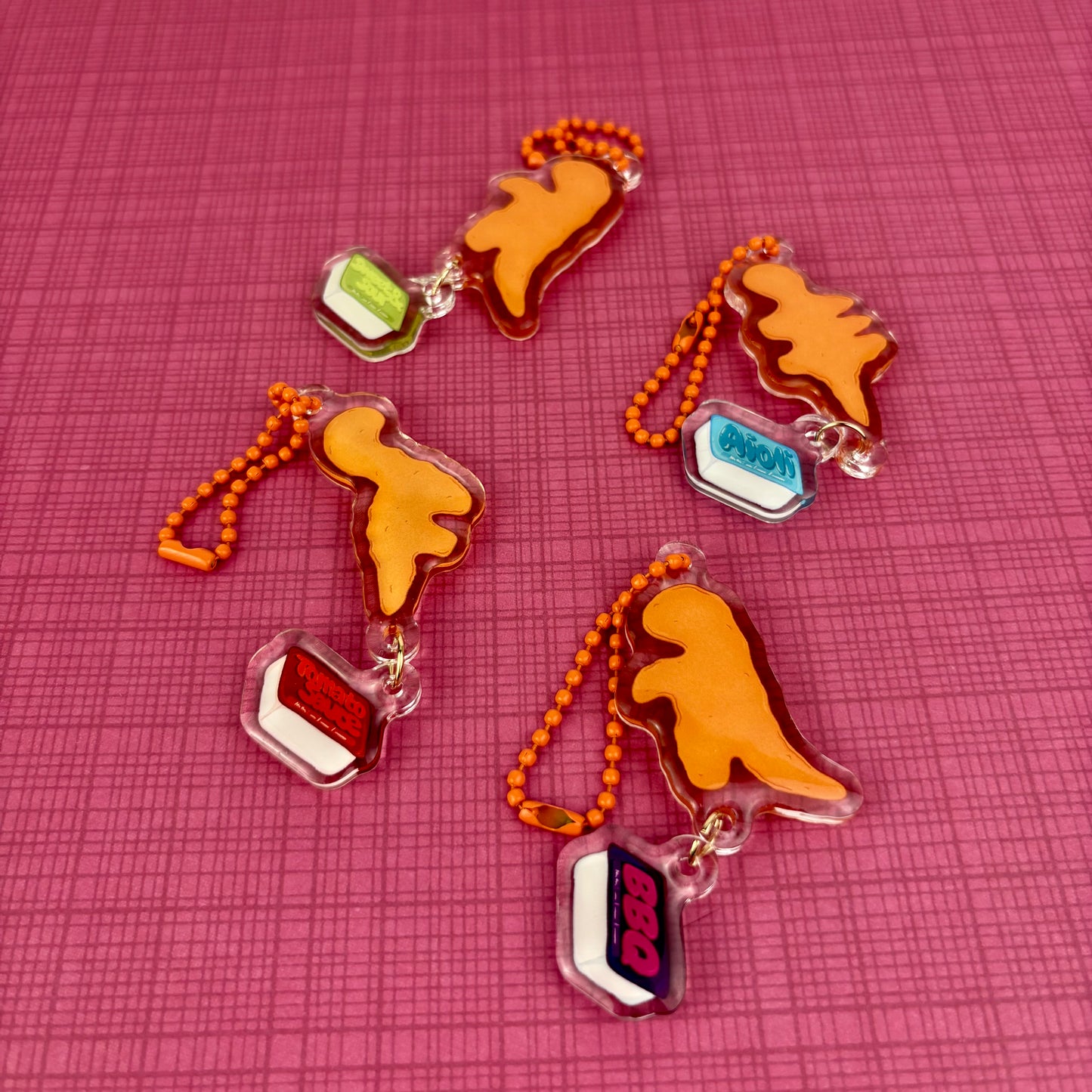 “Dino Nugget Pack” Dino Nugget Acrylic Charm Blind Box