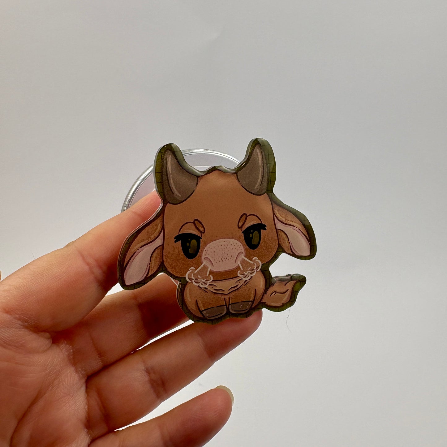 Brown Brahman Magnetic Phone Grip