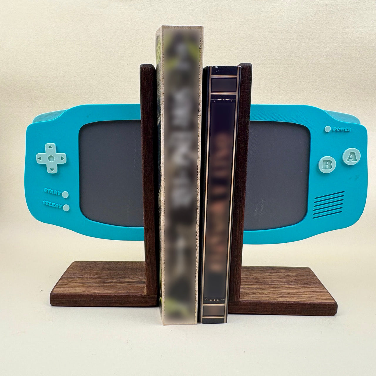 Blue Ice Console Bookends