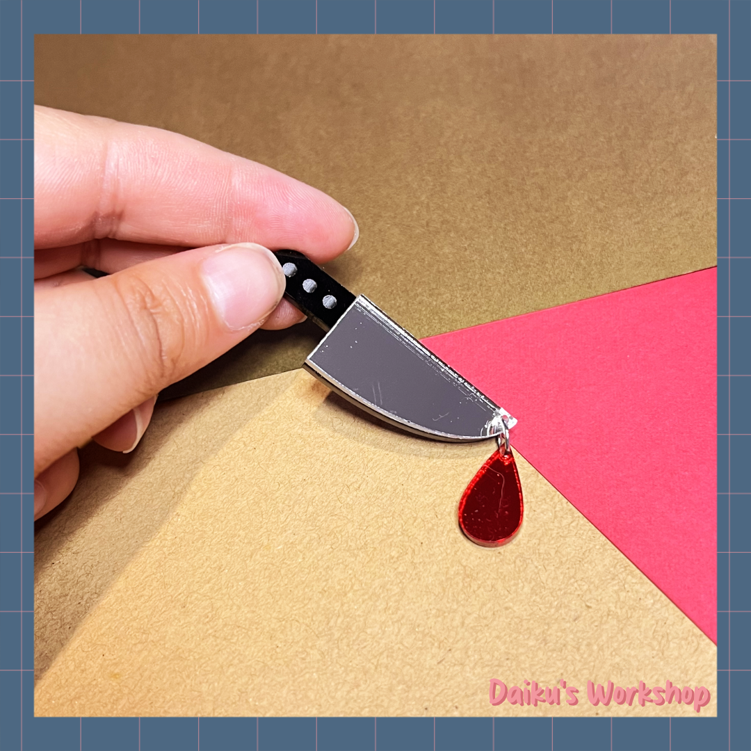Tiny Knife Acrylic Pin