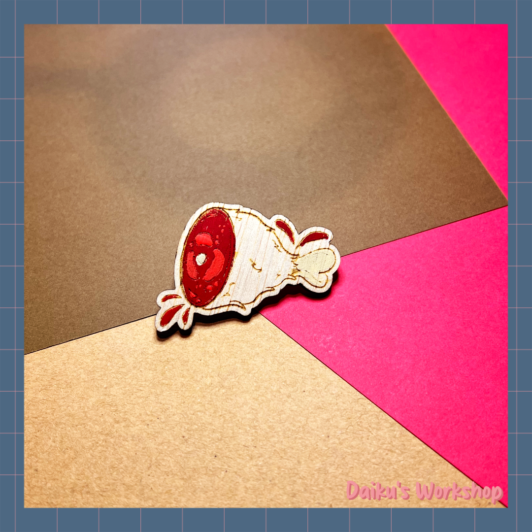 Leg 'o Meat Wooden Pin
