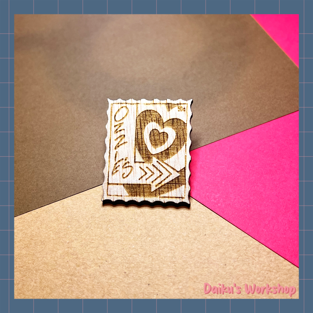 Ozzie's Place Helluva Boss Stamp Pin