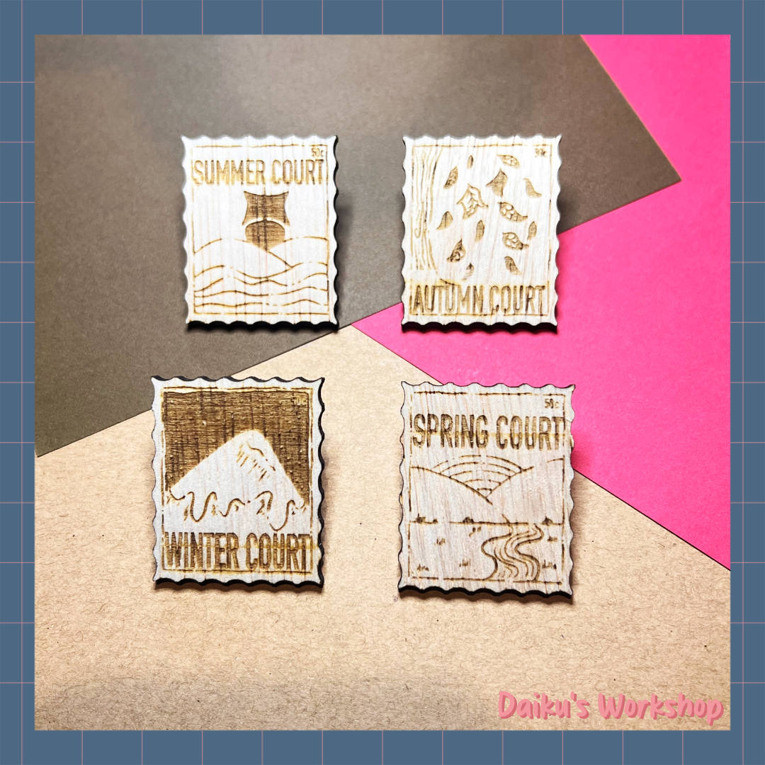 Autumn Court - ACOTAR Stamp Pin