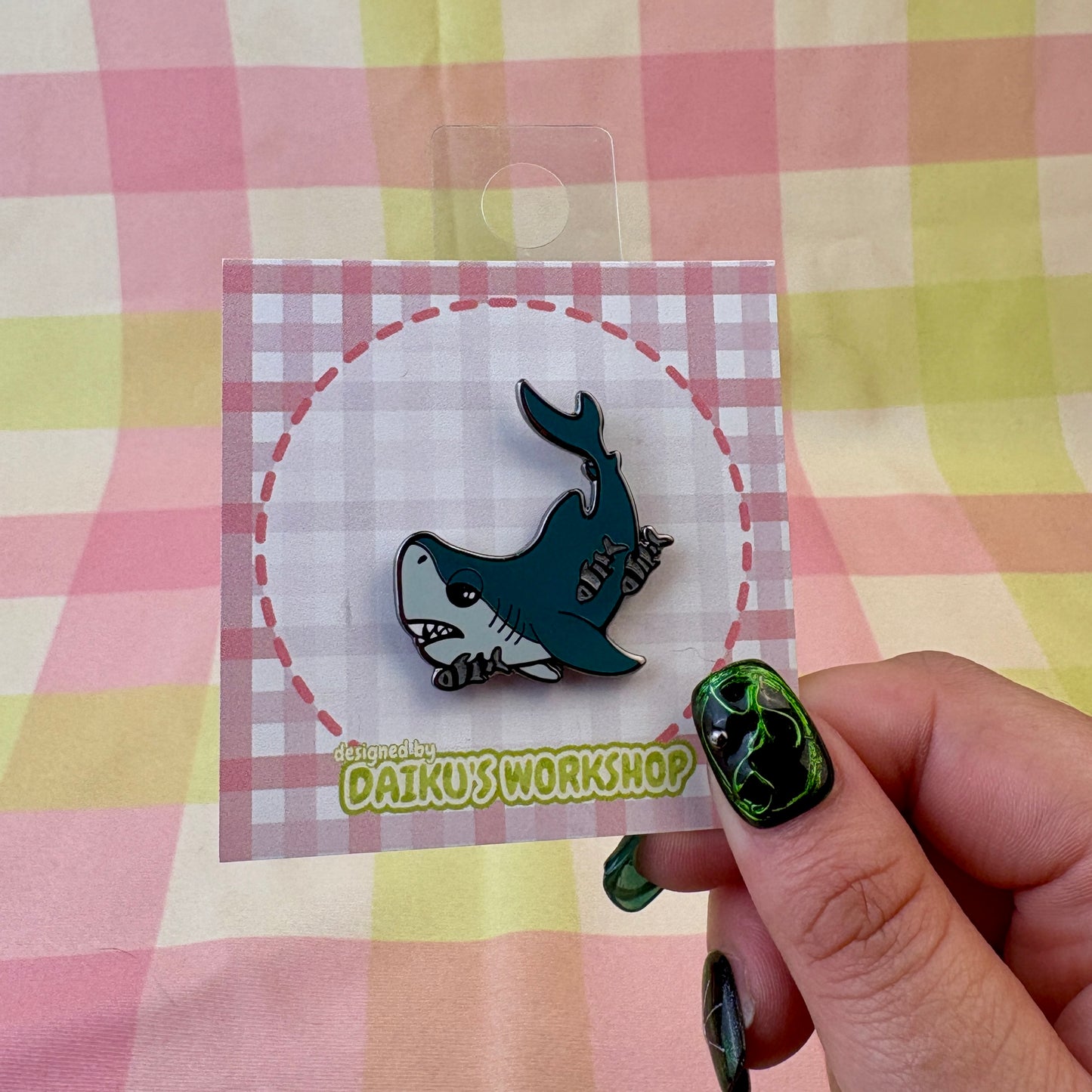 Shark Hard Enamel Pin
