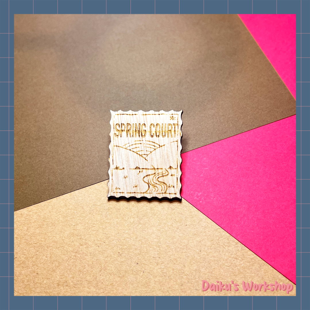 Spring Court - ACOTAR Stamp Pin