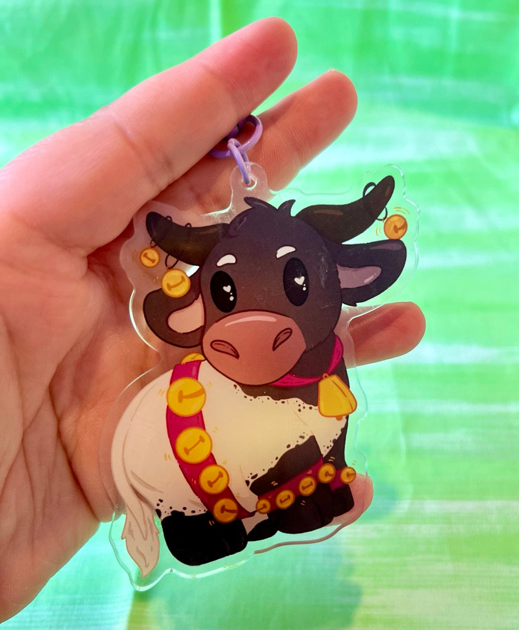 Bard DnD Cow Keychain