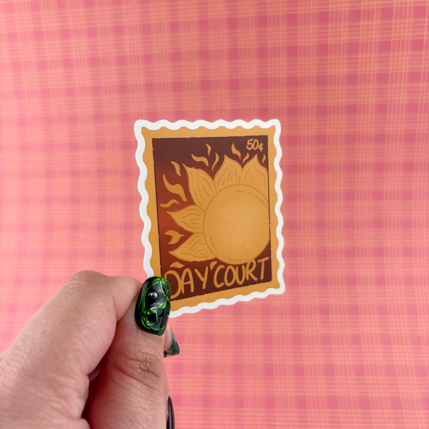 Day Court Stamp Sticker