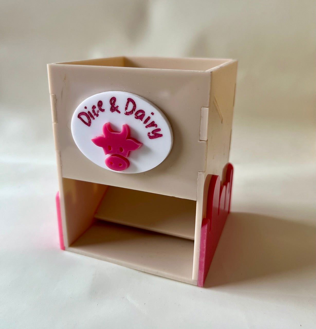 Dice & Dairy Dice Tower "Strawberry"