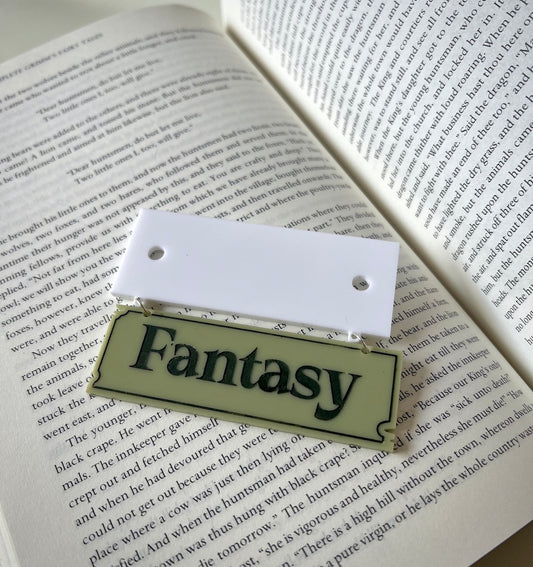 "Fantasy" Hanging Acrylic Sign