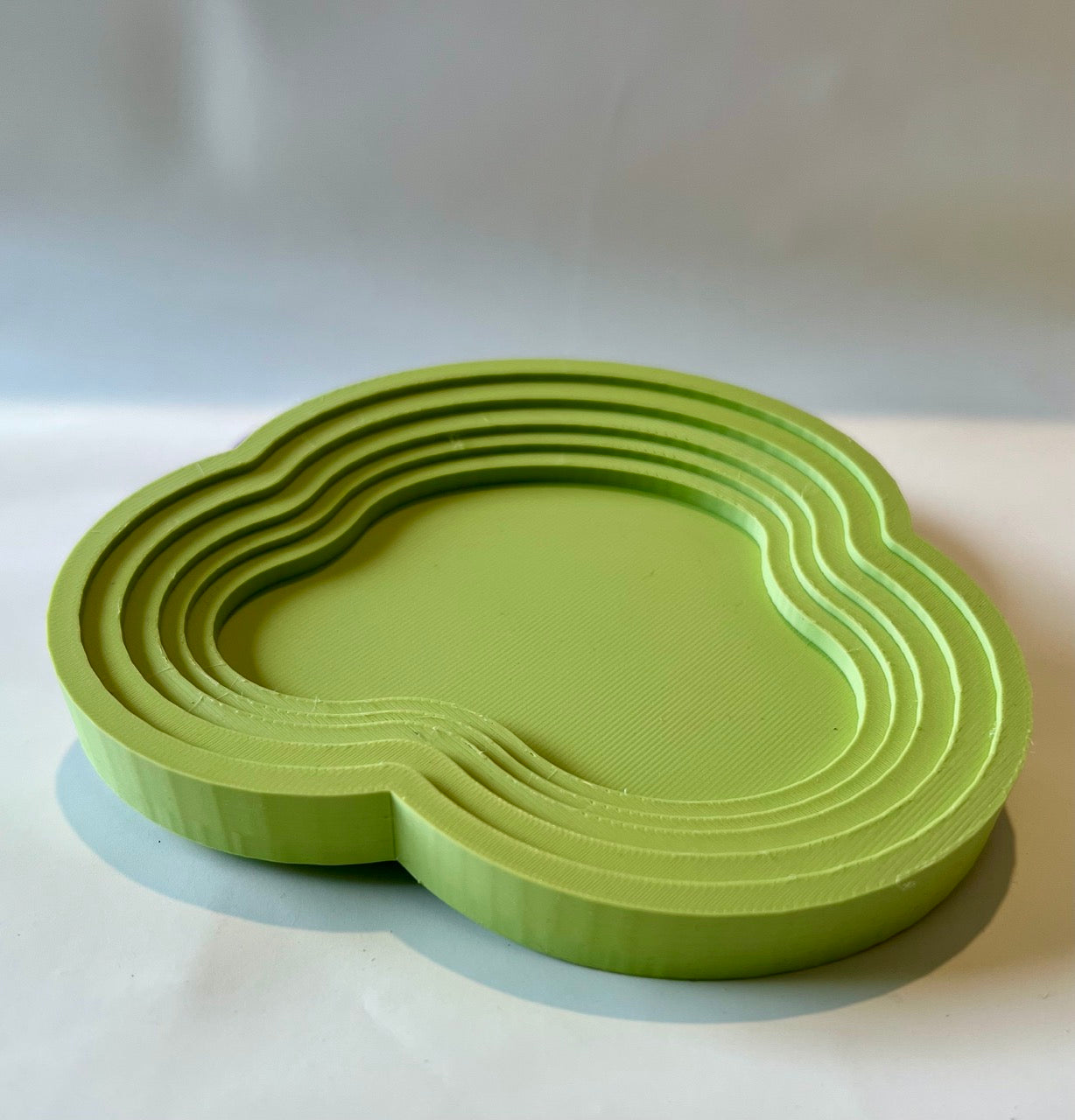 Green Layered Dice Tray