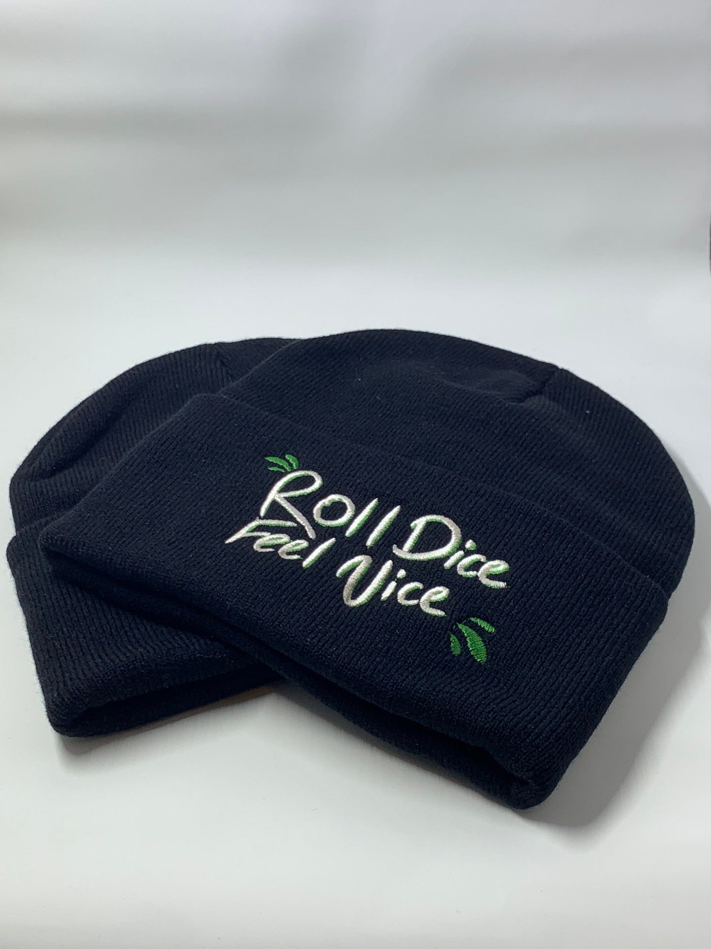 Roll Dice, Fell Nice Embroidered Beanie