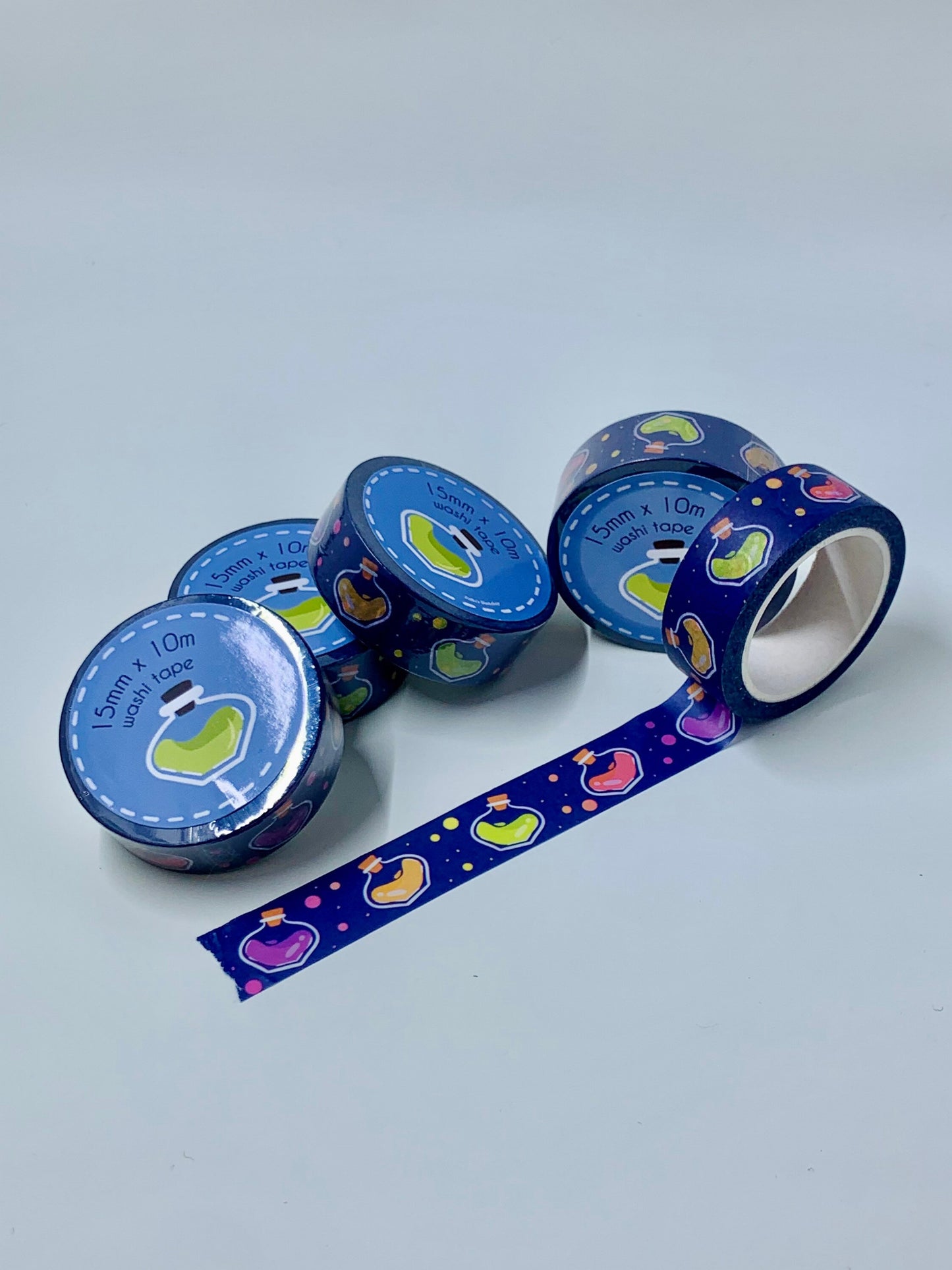 Potion Bottle Witchy Washi Tape
