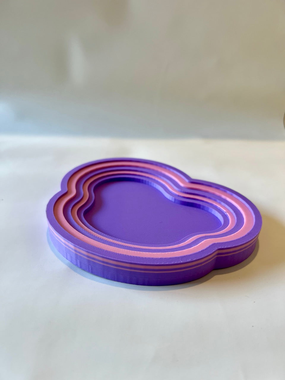 Purple & Pink Layered Dice Tray