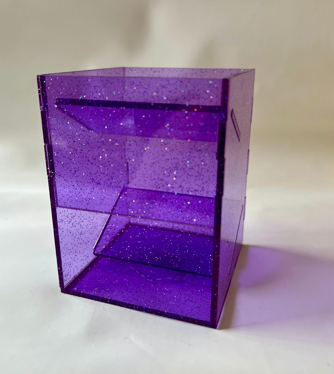 Purple Jelly Dice Tower