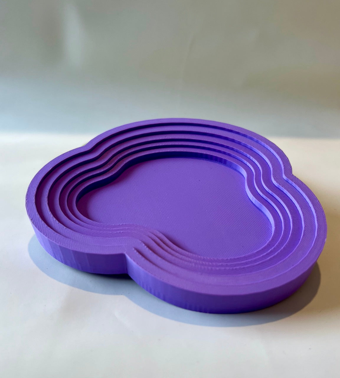 Purple Layered Dice Tray