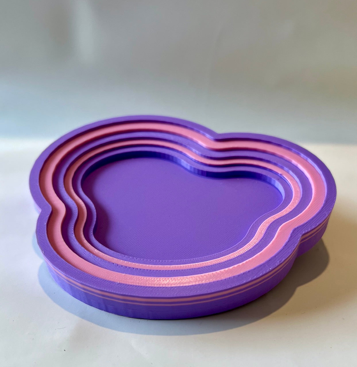 Purple & Pink Layered Dice Tray