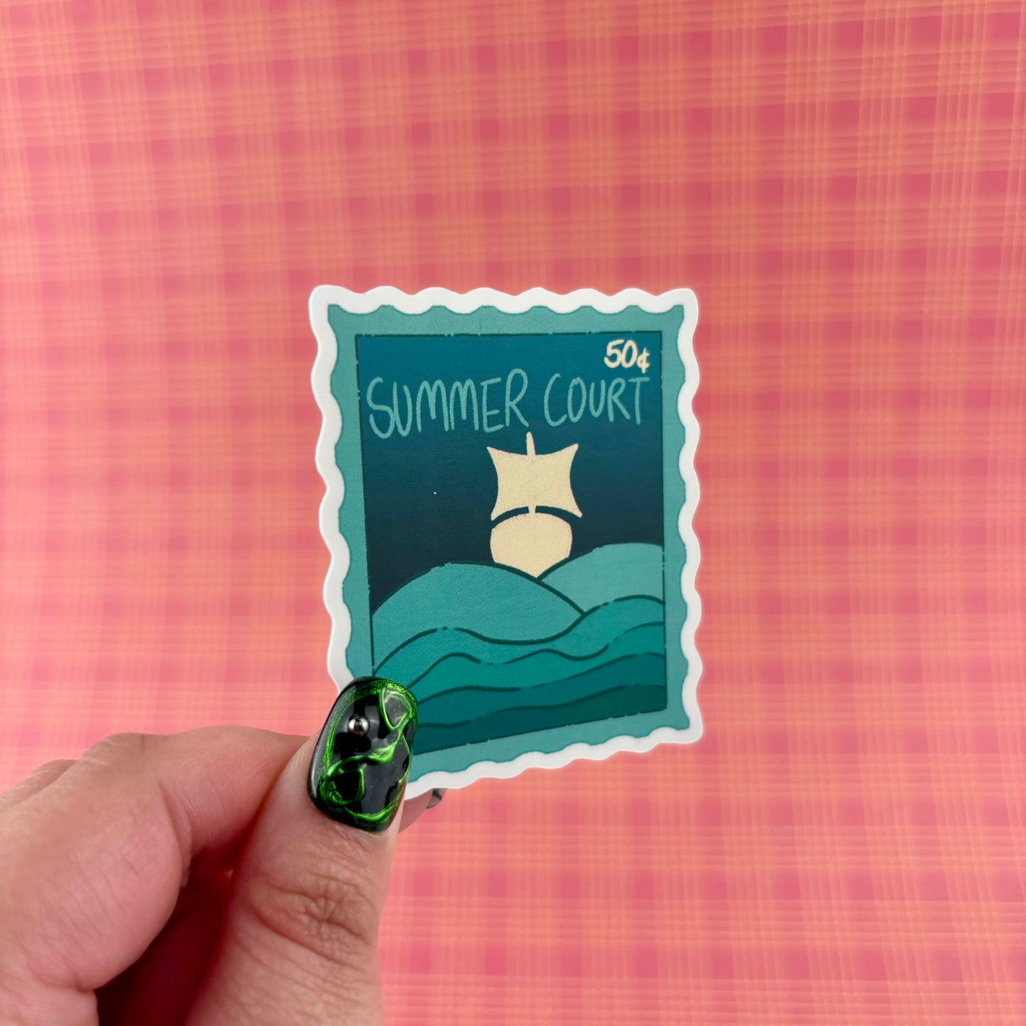 Summer Court Stamp Sticker