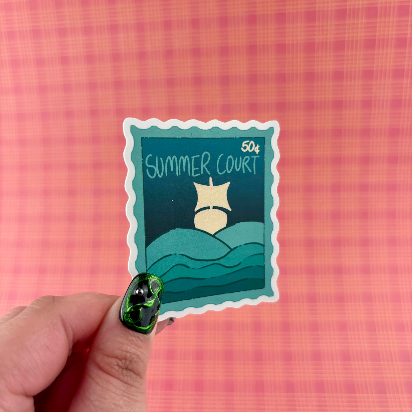 Summer Court Stamp Sticker