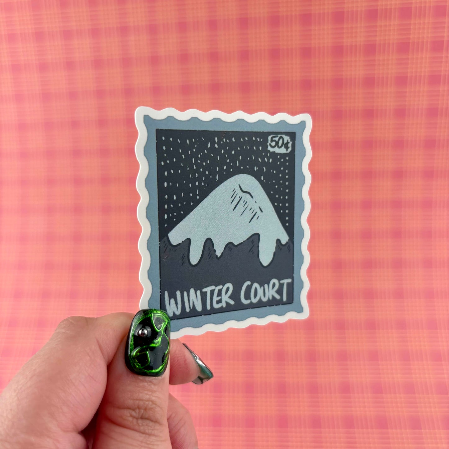 Winter Court Stamp Sticker