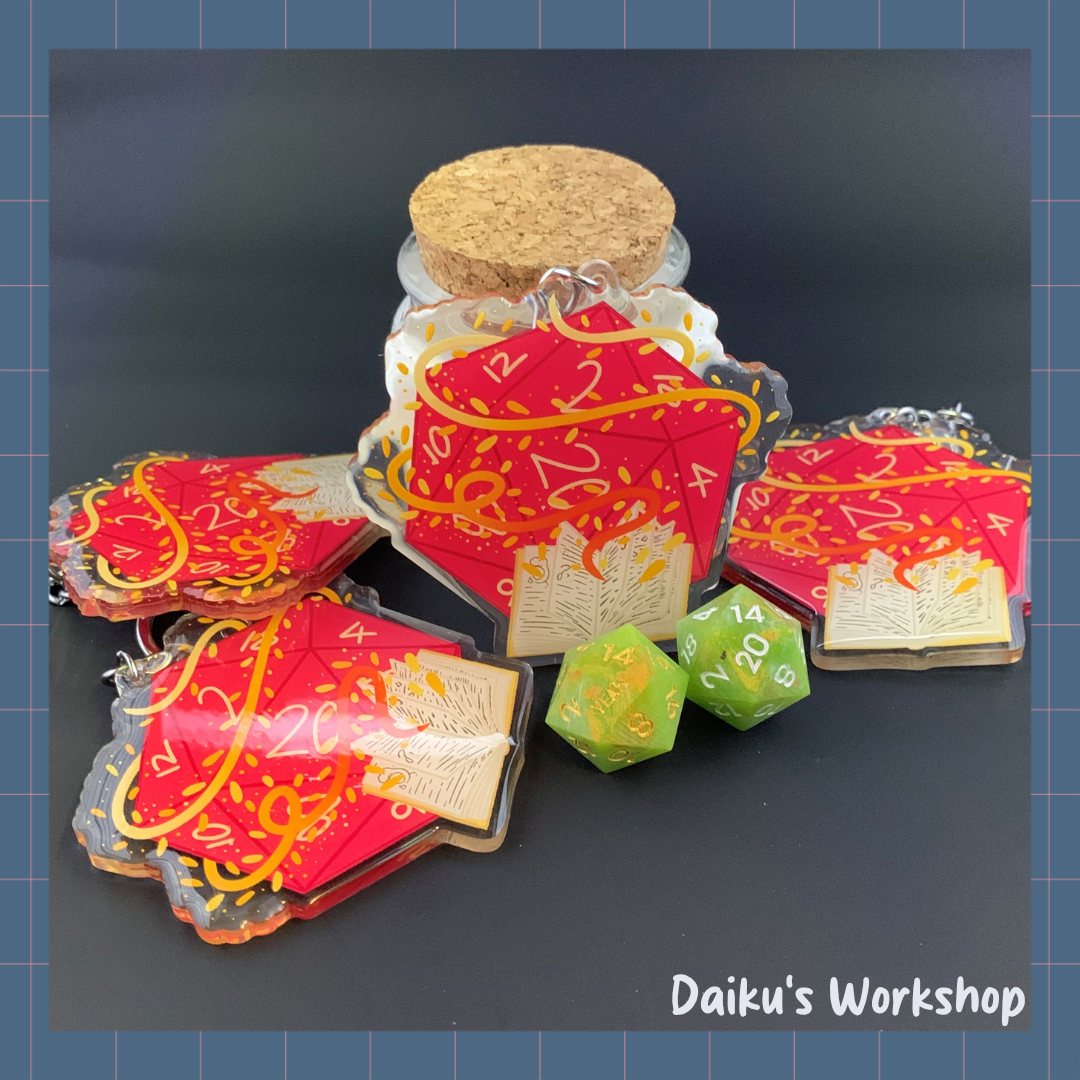 Wizard Class Acrylic Keychain