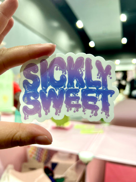 Sickly Sweet Blue/Purple Sticker