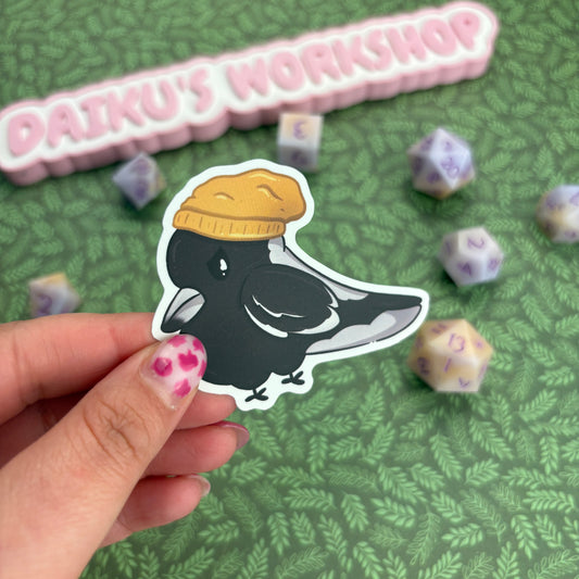 Magpie Matte Vinyl Sticker