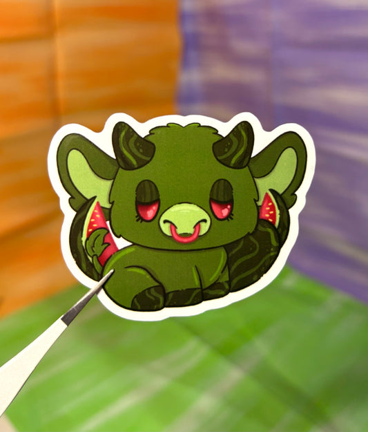 Watermelon Cow Sticker