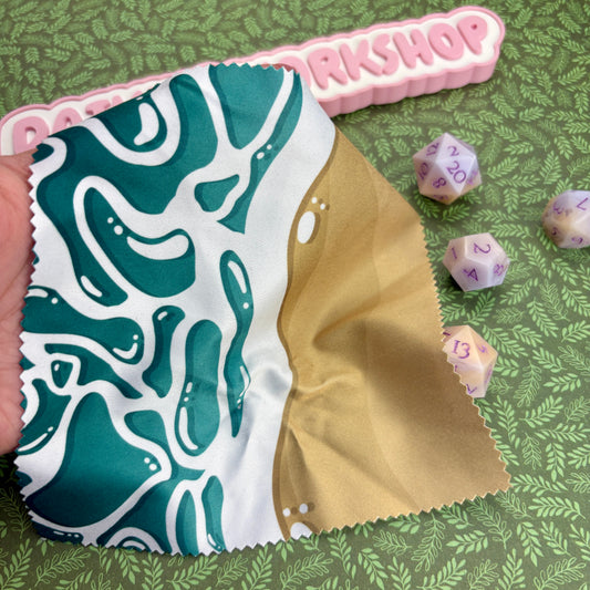 Beach Print Glasses Cloth