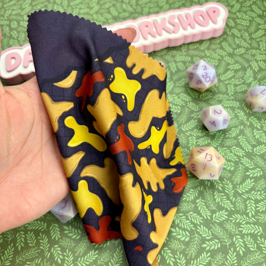 Dino Nugget Print Glasses Cloth