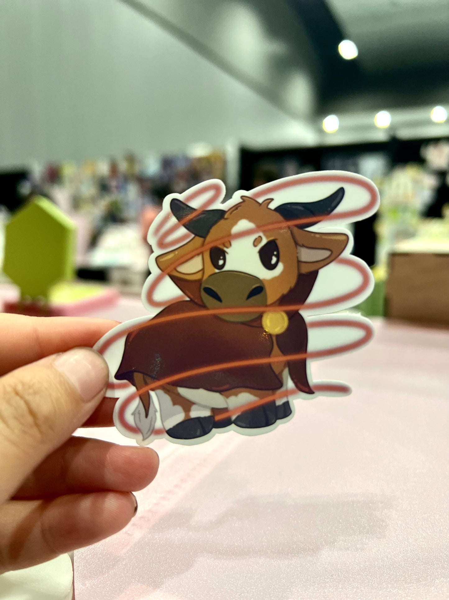 Sorcerer DnD Cow Sticker
