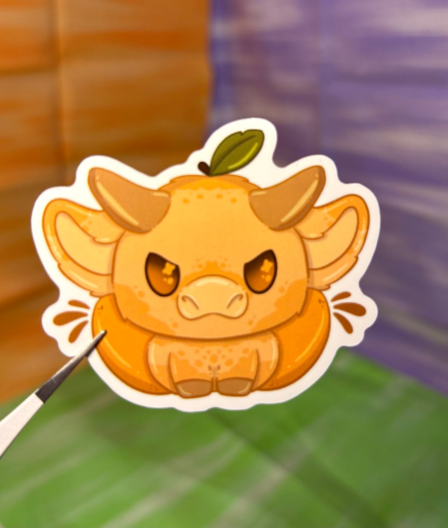 Lemon Cow Sticker
