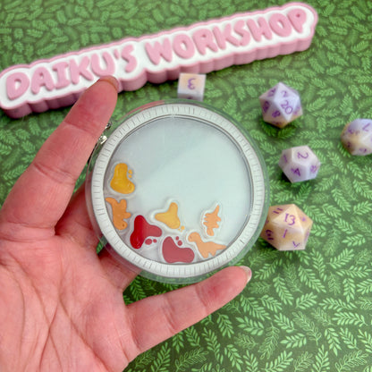 Dino Nugget Shaker Keychain