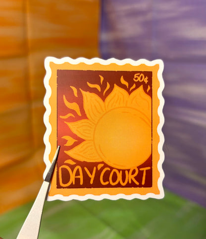 Day Court Stamp Sticker