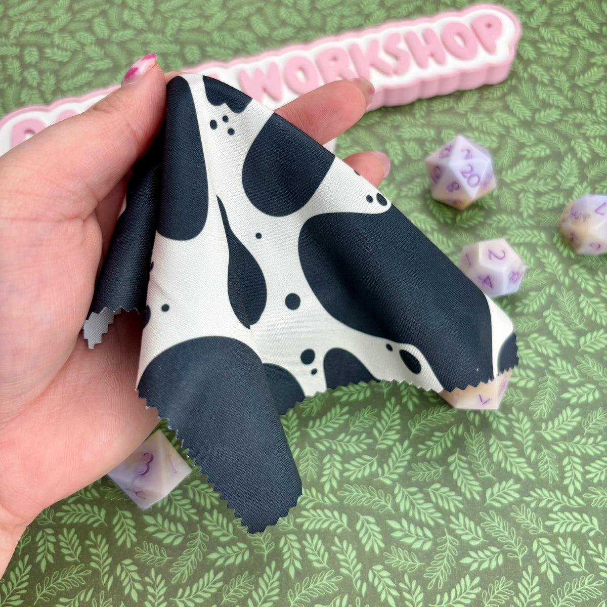 Cow Print Glasses Cloth