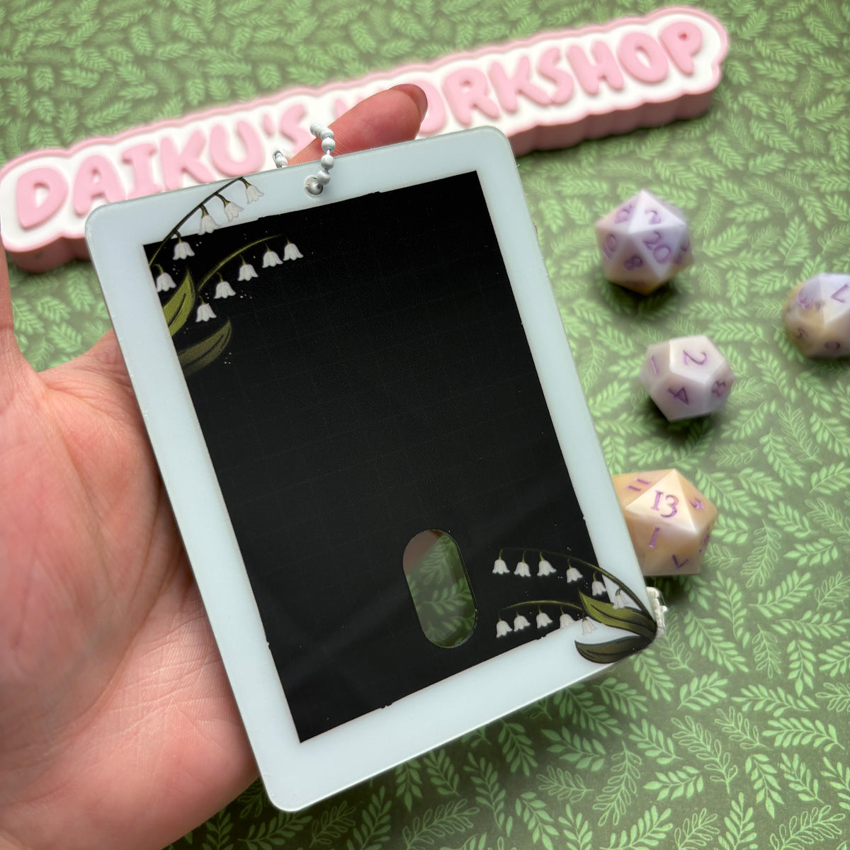 Lily of the Valley Polaroid Acrylic Photocard Holder