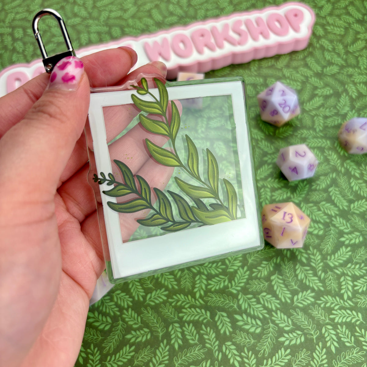 Kelp Polaroid Acrylic Keychain