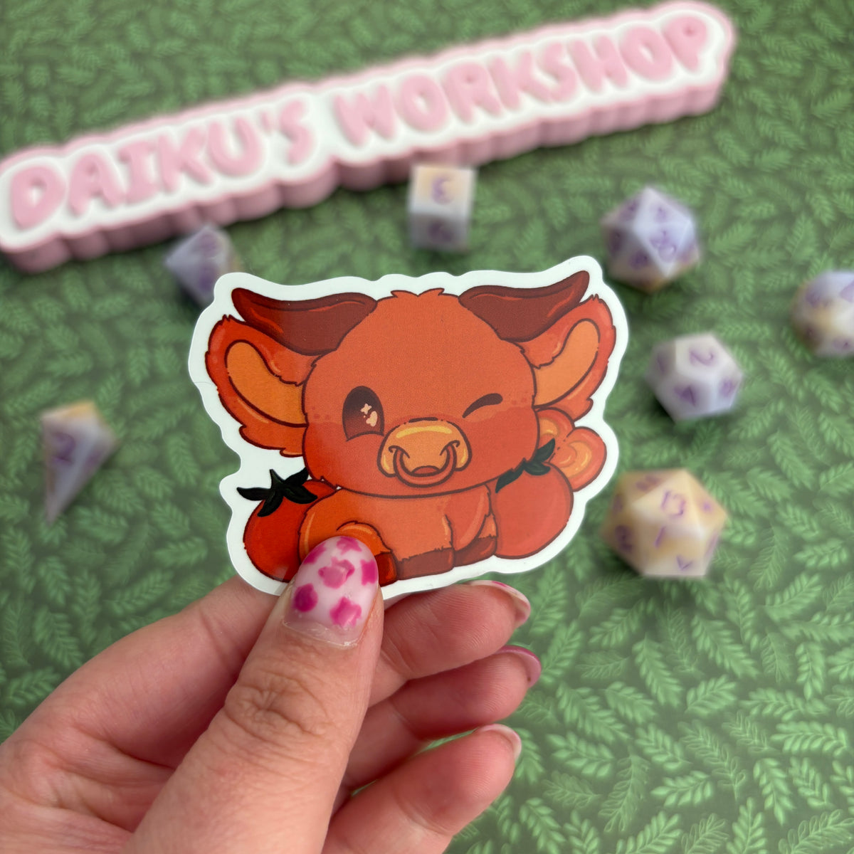 Tomato Cow Sticker
