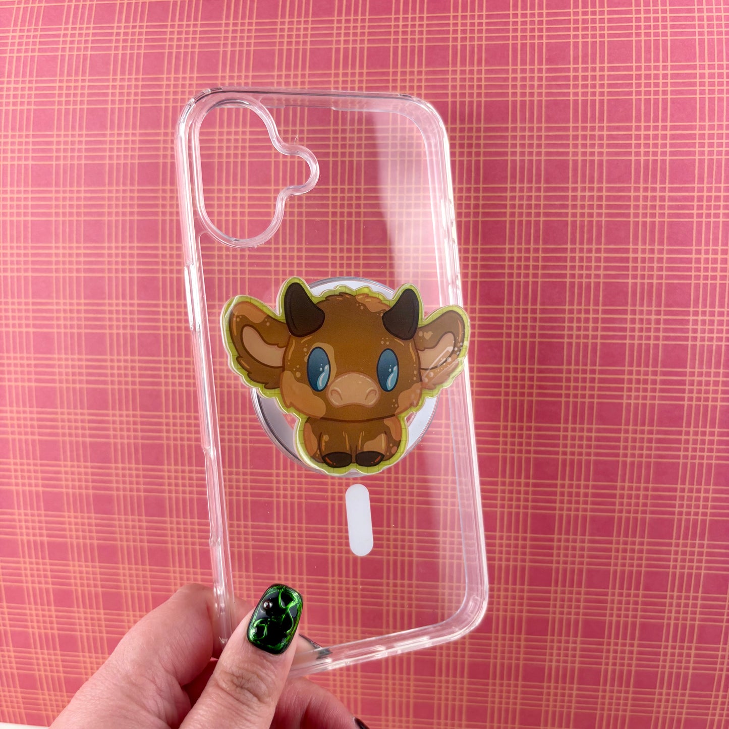 Chocolate Cow Magnetic Phone Grip