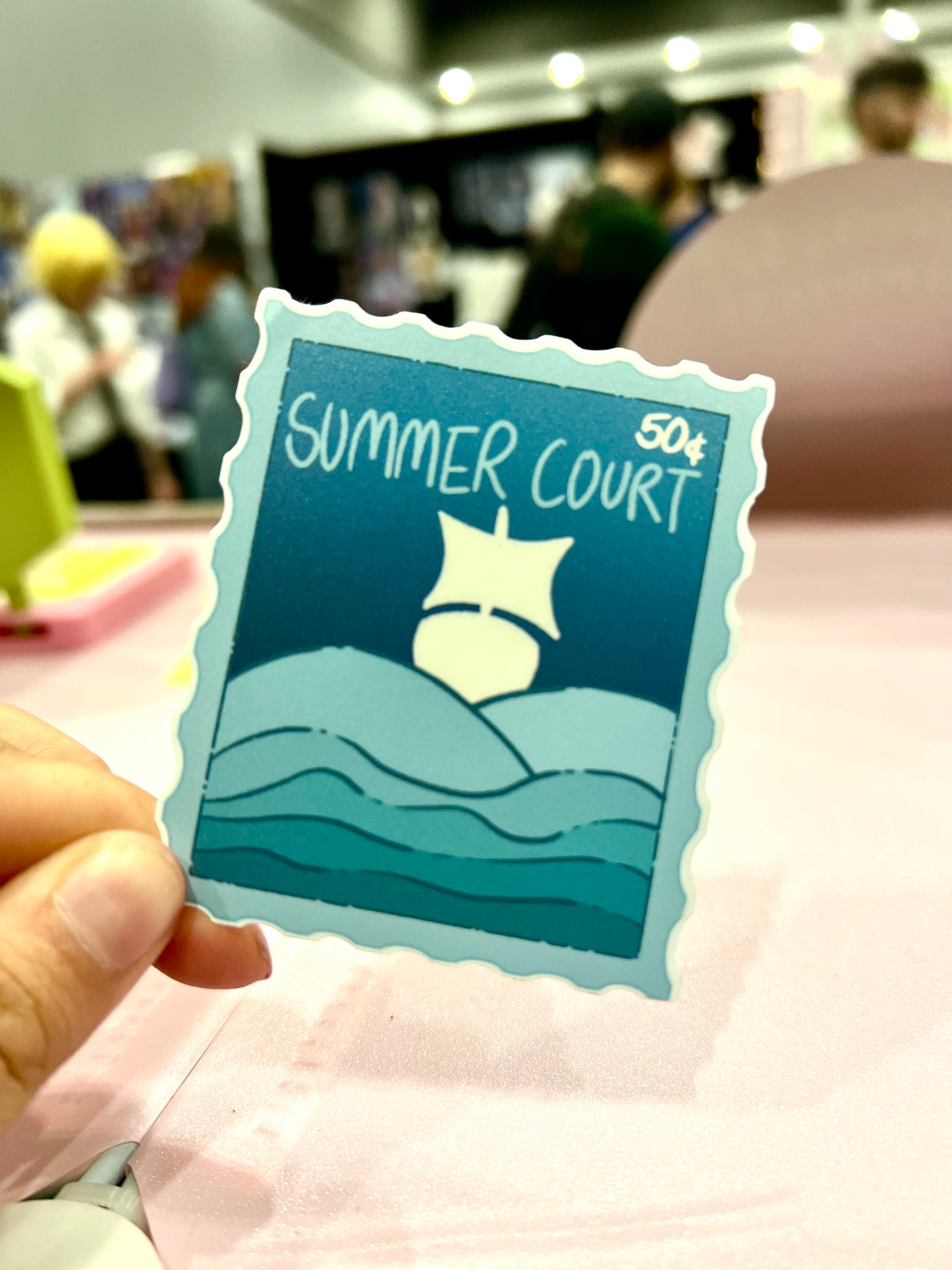 Summer Court Stamp Sticker