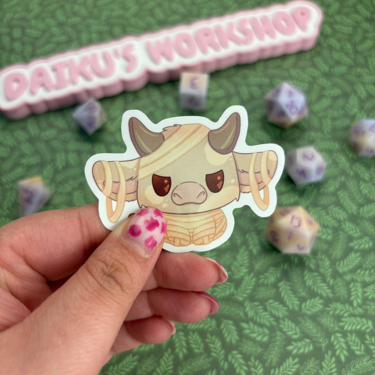 Mummy Cow Sticker
