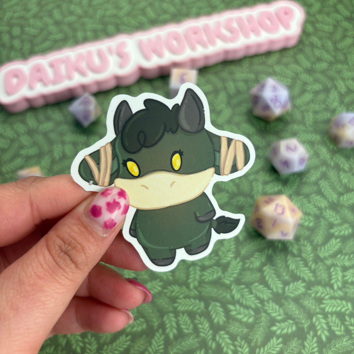 Critical Role ‘Moo-ghty Nein’ Nott Matte Vinyl Sticker