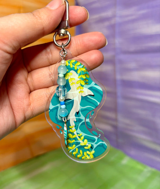 Tranquil Shark Keychain